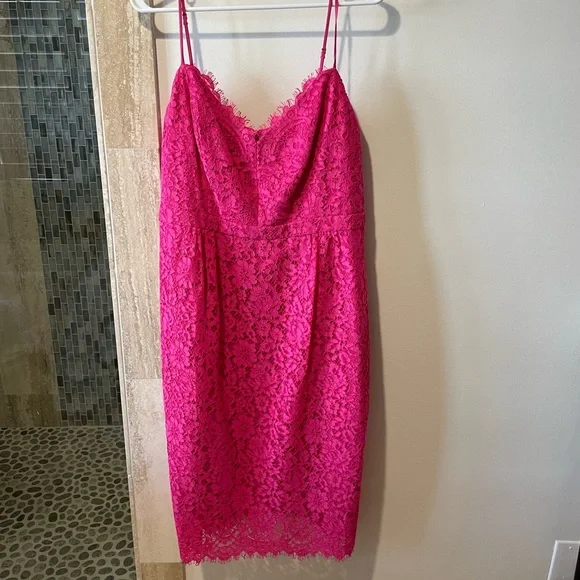 Crew Dresses Jcrew Lace Spaghetti Strap Dress Poshmark